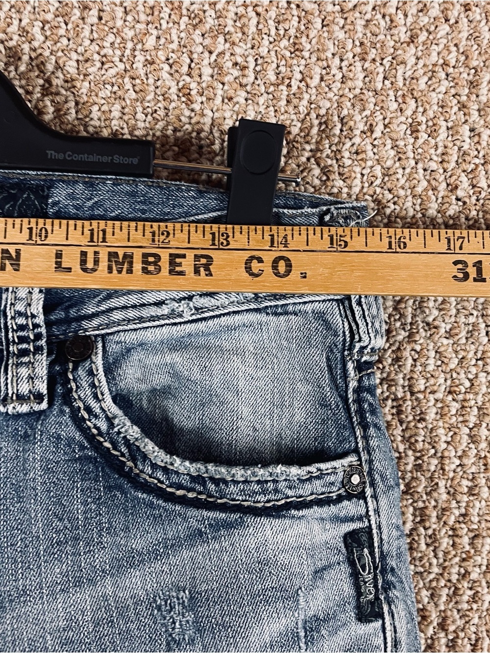 Silver ZAC Jeans Men 30x32 Blue Straight Relaxed Cowboy Western Denim T586 - Picture 11 of 14